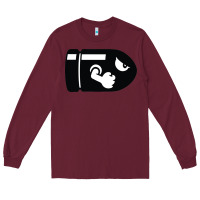 Burgundy bullet bill Long Sleeve Tee - linhVisuals