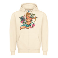 Sandshell cupid valentine's day Zipper Hoodie - RanaPortraitStore