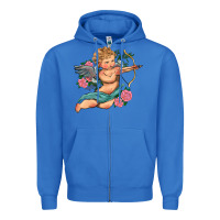 True Royal cupid valentine's day Zipper Hoodie - RanaPortraitStore