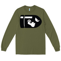 Army Green bullet bill Long Sleeve Tee - linhVisuals