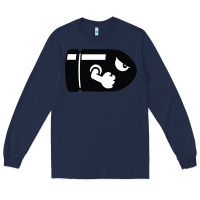Navy bullet bill Long Sleeve Tee - linhVisuals