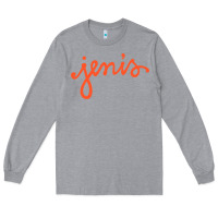 Heather Grey Jenis Ice Creams Long Sleeve Tee - linhVisuals