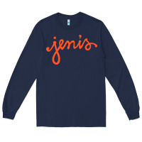 Navy Jenis Ice Creams Long Sleeve Tee - linhVisuals