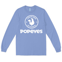 Colony Blue Popeyes Long Sleeve Tee - linhVisuals