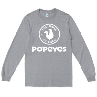 Heather Grey Popeyes Long Sleeve Tee - linhVisuals