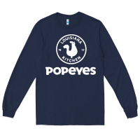 Navy Popeyes Long Sleeve Tee - linhVisuals
