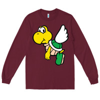 Burgundy koopa troopa Long Sleeve Tee - linhVisuals