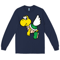 Navy koopa troopa Long Sleeve Tee - linhVisuals