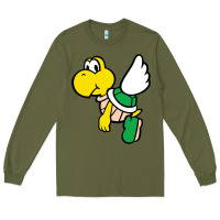 Army Green koopa troopa Long Sleeve Tee - linhVisuals