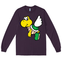 Plum koopa troopa Long Sleeve Tee - linhVisuals
