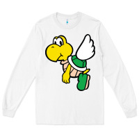 White koopa troopa Long Sleeve Tee - linhVisuals