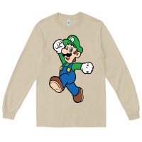 Mushroom luigi Long Sleeve Tee - linhVisuals
