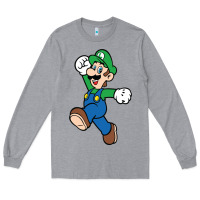 Heather Grey luigi Long Sleeve Tee - linhVisuals