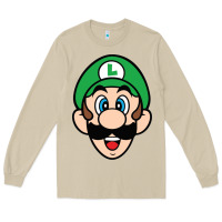 Mushroom luigi Long Sleeve Tee - linhVisuals