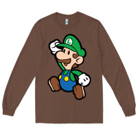 Chestnut paper luigi Long Sleeve Tee - linhVisuals