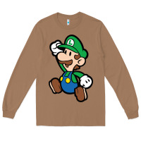 Toasted Coconut paper luigi Long Sleeve Tee - linhVisuals