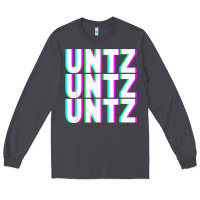 Smoke untz untz untz techno dubstep riddim raver dj party t shirt Long Sleeve Tee - linhVisuals