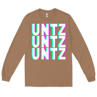 Toasted Coconut untz untz untz techno dubstep riddim raver dj party t shirt Long Sleeve Tee - linhVisuals