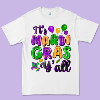 It's Mardi Gras Y'all Premium Tee Designed By Fadigitalartstudio