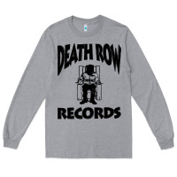Heather Grey death row record Long Sleeve Tee - linhVisuals