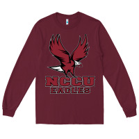 Burgundy nccu eagles Long Sleeve Tee - linhVisuals