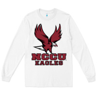 White nccu eagles Long Sleeve Tee - linhVisuals