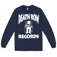 Navy death row record Long Sleeve Tee - linhVisuals