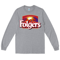 Heather Grey folgers Long Sleeve Tee - linhVisuals