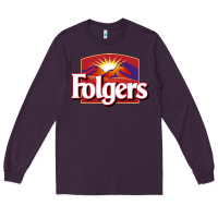 Plum folgers Long Sleeve Tee - linhVisuals