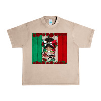 French Oak mexican messy bun mamacita Urban Heavy Tee - BundleAndBundleShop