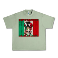 Mexican Messy Bun Mamacita Urban Heavy Tee | Teevron