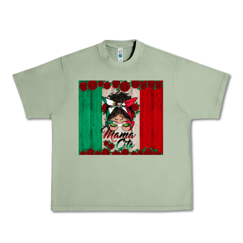 Mexican Messy Bun Mamacita Urban Heavy Tee by BundleAndBundleShop | Teevron