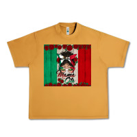 Peanut Butter mexican messy bun mamacita Urban Heavy Tee - BundleAndBundleShop