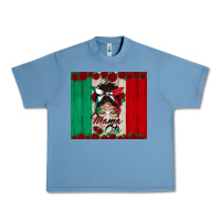 Pebble Blue mexican messy bun mamacita Urban Heavy Tee - BundleAndBundleShop