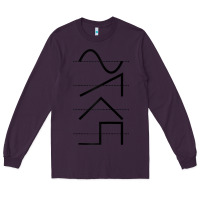 Plum vintage analog synthesizer techno waveform   synth nerd raglan basebal Long Sleeve Tee - linhVisuals