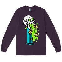 Plum skull pez Long Sleeve Tee - linhVisuals