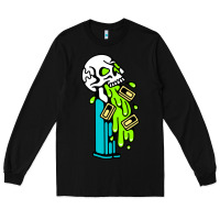 Black skull pez Long Sleeve Tee - linhVisuals