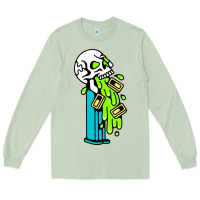 Matcha skull pez Long Sleeve Tee - linhVisuals