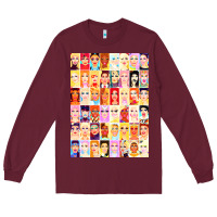 Burgundy drag royalty   rupauls drag race Long Sleeve Tee - linhVisuals