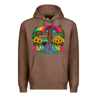 Chestnut camp more worry less with caravan Premium Hoodie - Artiststas