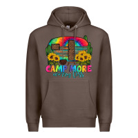 Coffee camp more worry less with caravan Premium Hoodie - Artiststas