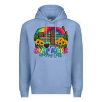 Colony Blue camp more worry less with caravan Premium Hoodie - Artiststas