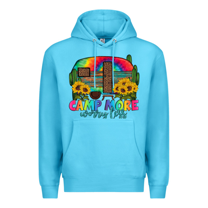 Camp More Worry Less With Caravan Premium Hoodie by Artiststas | Teevron