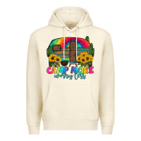 Sandshell camp more worry less with caravan Premium Hoodie - Artiststas
