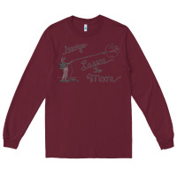 Burgundy george lassos the moon   its a wonderful life Long Sleeve Tee - linhVisuals