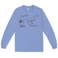 Colony Blue george lassos the moon   its a wonderful life Long Sleeve Tee - linhVisuals