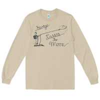 Mushroom george lassos the moon   its a wonderful life Long Sleeve Tee - linhVisuals