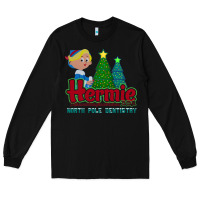 Black hermie the elf dentistry    rudolph the red nosed reindeer Long Sleeve Tee - linhVisuals