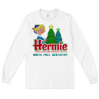 White hermie the elf dentistry    rudolph the red nosed reindeer Long Sleeve Tee - linhVisuals