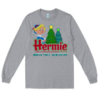 Heather Grey hermie the elf dentistry    rudolph the red nosed reindeer Long Sleeve Tee - linhVisuals